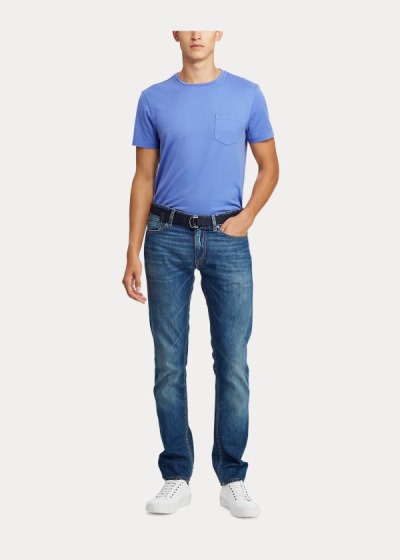 Men's Ralph Lauren Slim Fit Jeans | 873610NGO